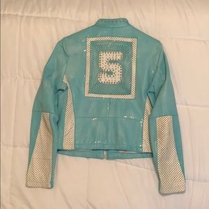 Wilson’s Leather Turquoise Coat!